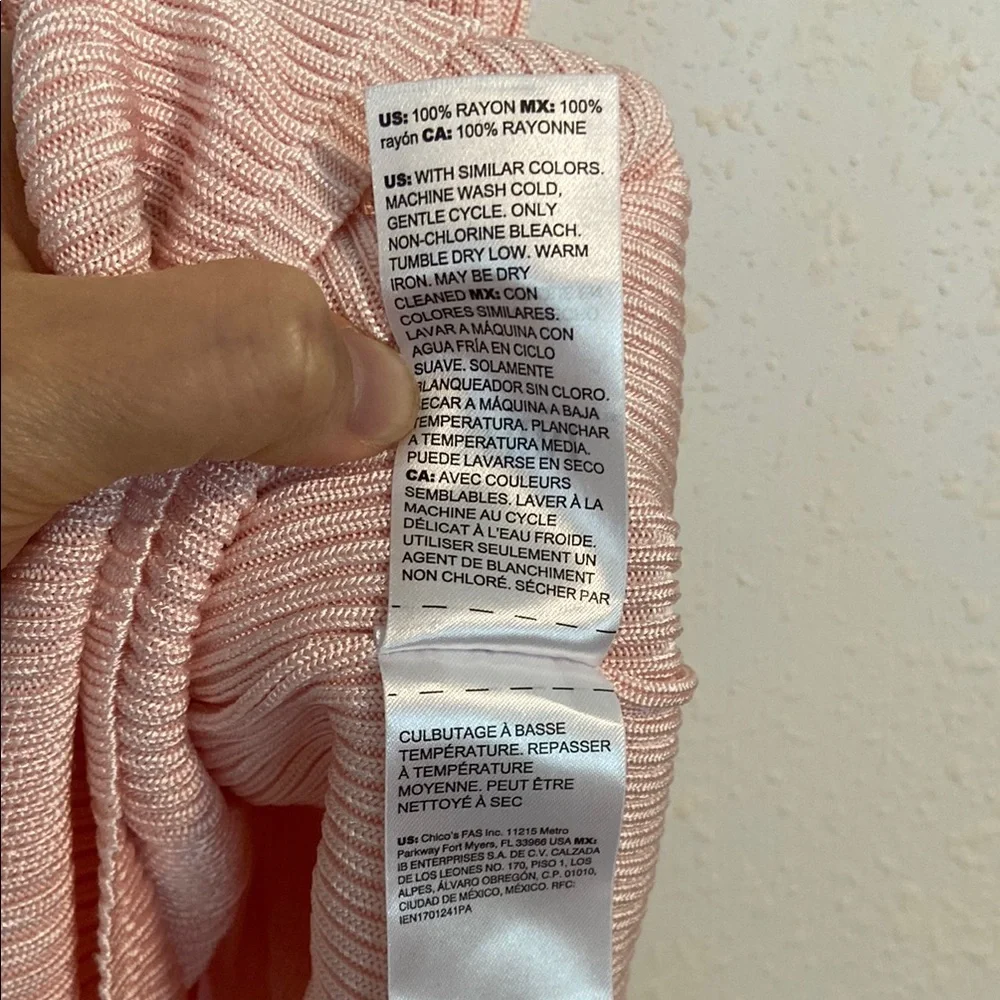 White House Black Market Blush Keyhole Tank Top - Picture 5 of 5